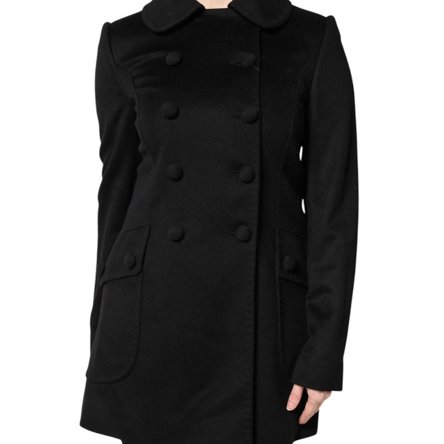 Dolce & Gabbana Black Wool Sartoria Italiano Blazer Jacket