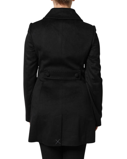 Dolce & Gabbana Black Wool Sartoria Italiano Blazer Jacket