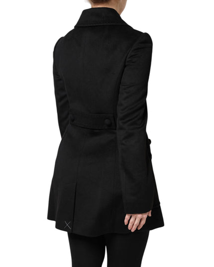 Dolce & Gabbana Black Wool Sartoria Italiano Blazer Jacket