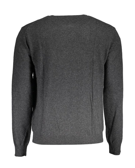 La Martina Brown Wool Men Sweater
