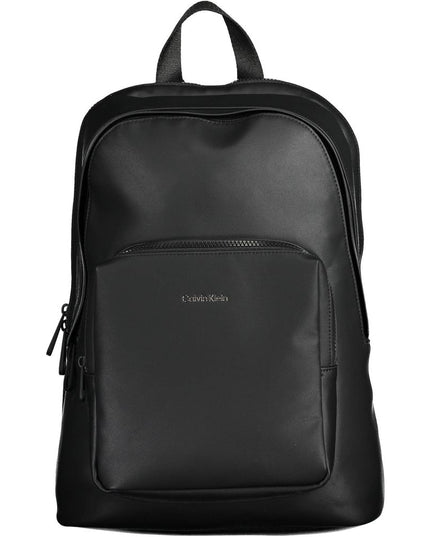 Calvin Klein Black Polyester Men Backpack