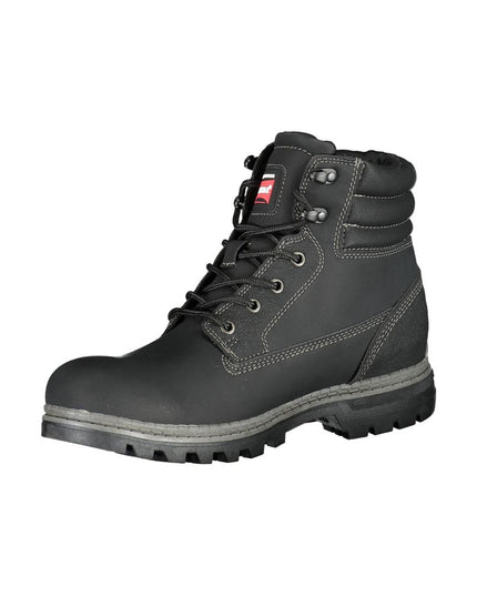 Carrera Black Polyester Men Boot
