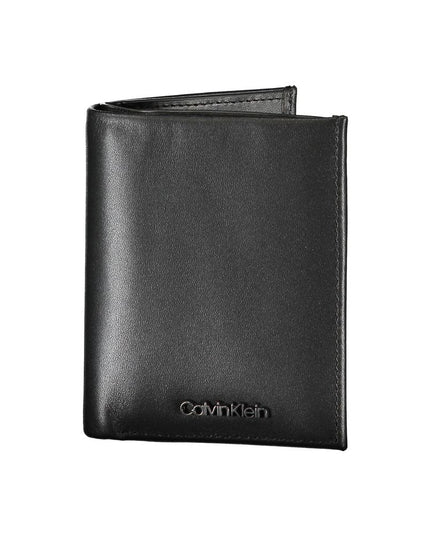 Calvin Klein Sleek Black Leather RFID Wallet