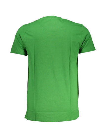 Cavalli Class Green Cotton T-Shirt