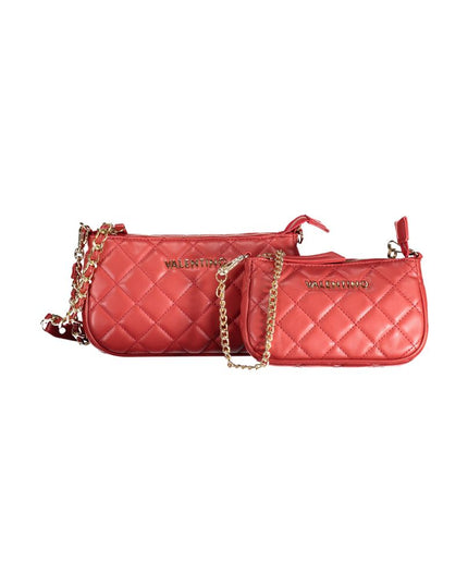Mario Valentino Red Polyethylene Handbag
