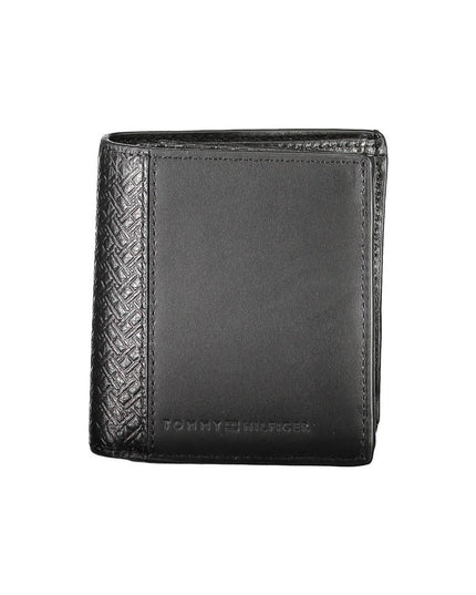 Tommy Hilfiger Black Leather Men Wallet