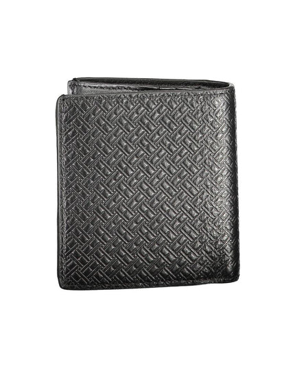 Tommy Hilfiger Black Leather Men Wallet