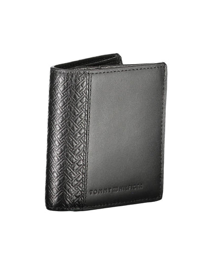 Tommy Hilfiger Black Leather Men Wallet