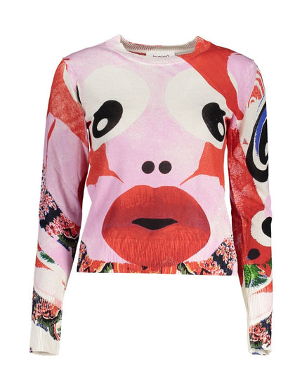 Desigual Pink Viscose Women Sweater