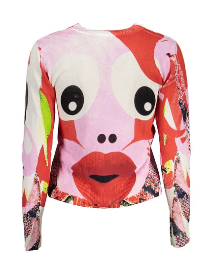 Desigual Pink Viscose Women Sweater
