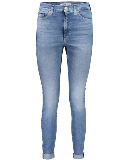 Tommy Hilfiger Blue Cotton Women Jeans