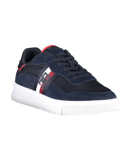 Tommy Hilfiger Blue Polyester Men Sneaker