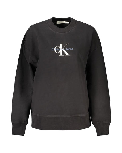 Calvin Klein Black Cotton Women Sweater