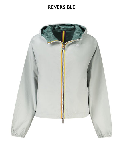 K-WAY Gray Nylon Women Jacket
