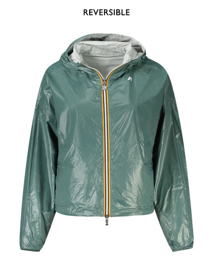 K-WAY Gray Nylon Women Jacket