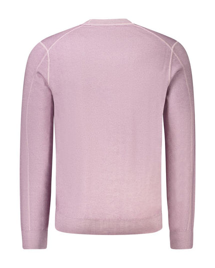 Hugo Boss Purple Wool Men Sweater