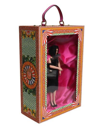 Dolce & Gabbana Black Dress Ceramic Porcelain Fashion Leather Sicily Dolls