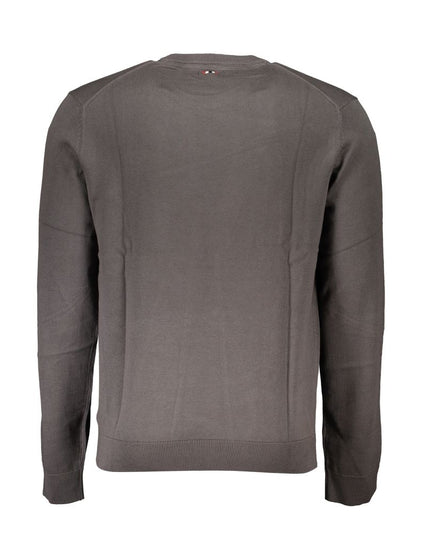 Napapijri Gray Cotton Men Sweater