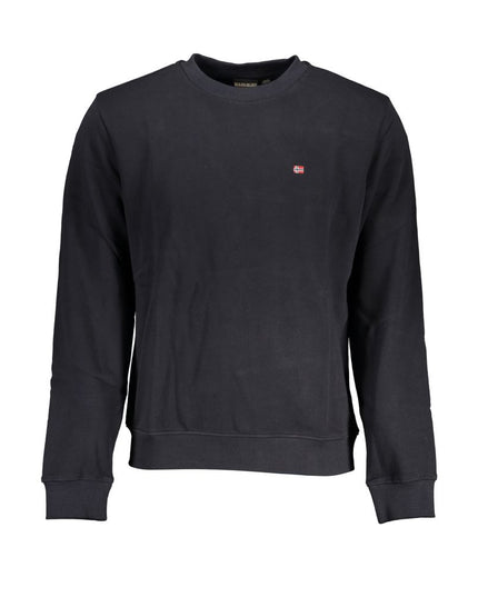 Napapijri Black Cotton Men Sweater