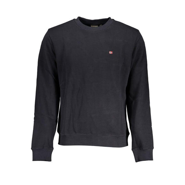 Napapijri Black Cotton Men Sweater