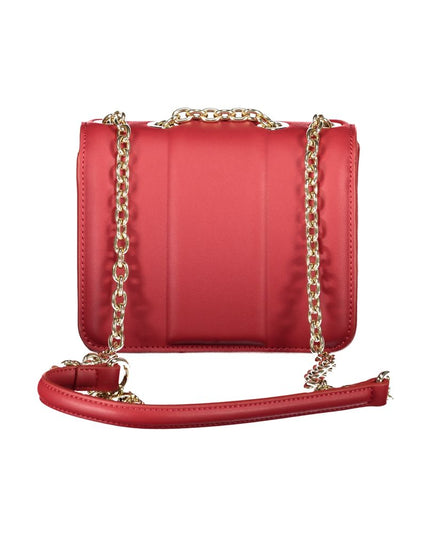 Mario Valentino Red Polyethylene Women Handbag