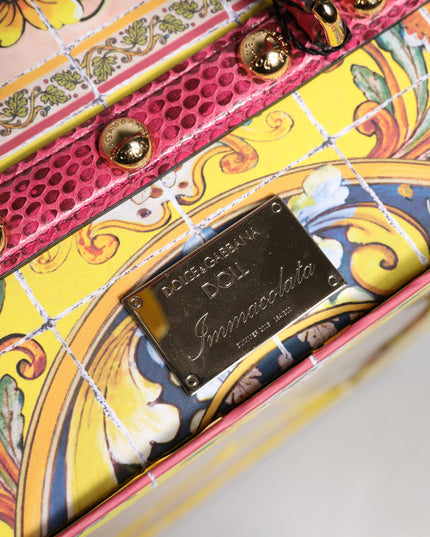 Dolce & Gabbana Black Dress Ceramic Porcelain Fashion Leather Sicily Dolls