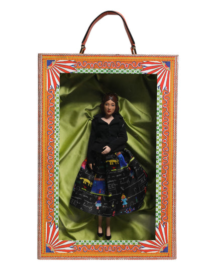 Dolce & Gabbana Black Dress Ceramic Porcelain Fashion Leather Sicily Dolls