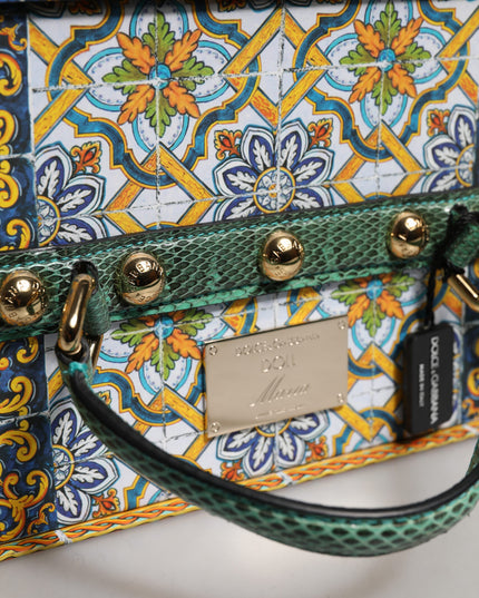 Dolce & Gabbana Black Dress Ceramic Porcelain Fashion Leather Sicily Dolls