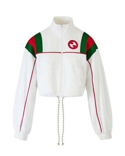 Gucci White Polyester Logo Sweatshirt