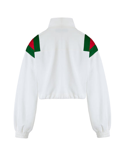 Gucci White Polyester Logo Sweatshirt