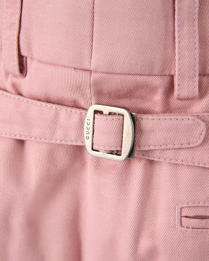 Gucci Light Pink Cotton Pants
