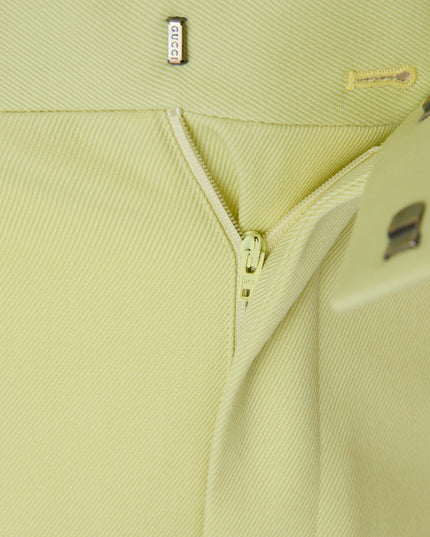 Gucci Lime Yellow Polyester Pants