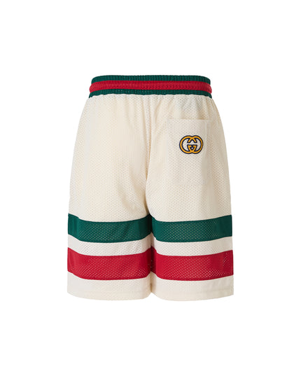 Gucci Cream polyester  Logo Shorts