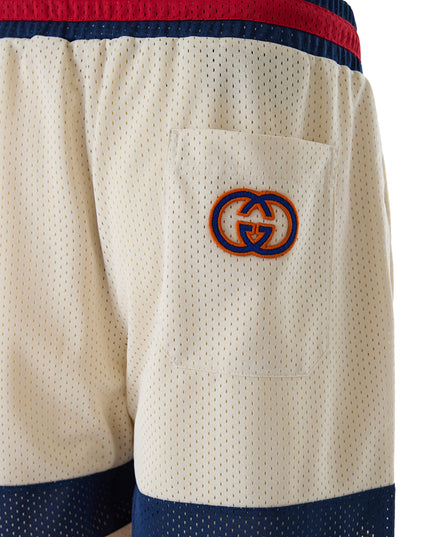 Gucci Cream polyester Logo Shorts