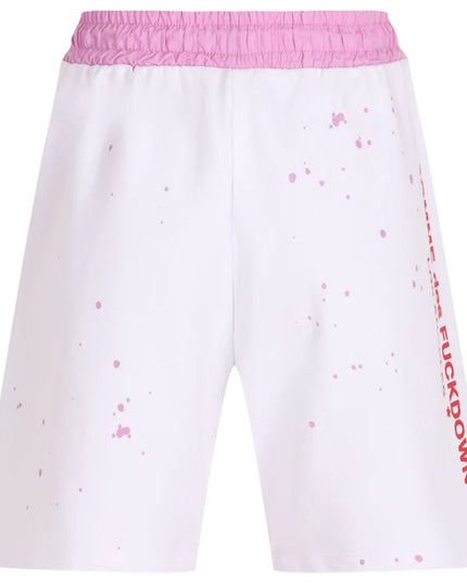 Comme Des Fuckdown White Cotton Short