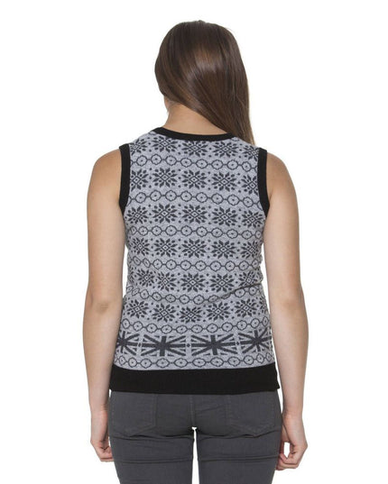 Fred Perry Gray Wool Sweater