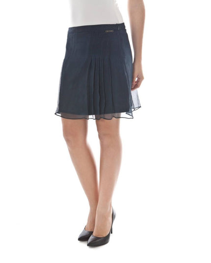 John Galliano Green Silk Skirt