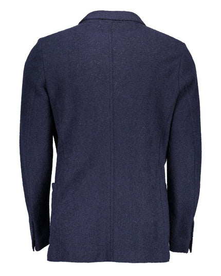 Gant Blue Wool Men Jacket
