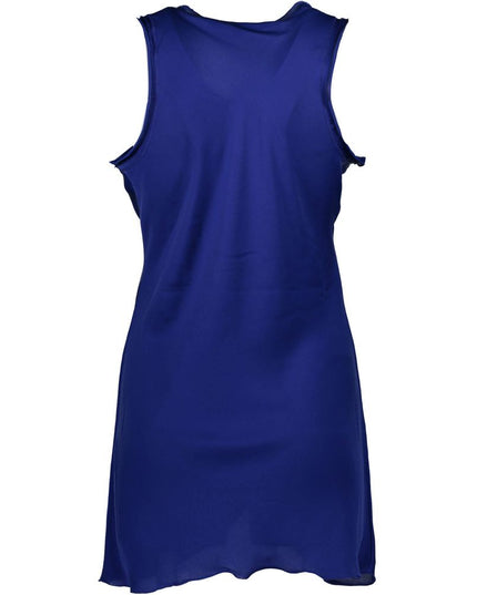 Silvian Heach Blue Polyester Women T-Shirt