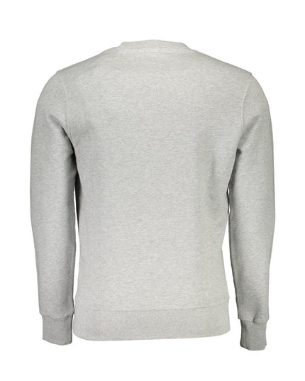 North Sails Gray Organic Cotton Men Sweater