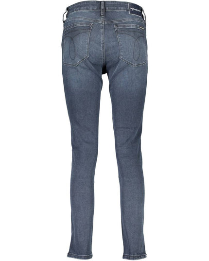 Calvin Klein Blue Cotton Women's Skinny Jean
