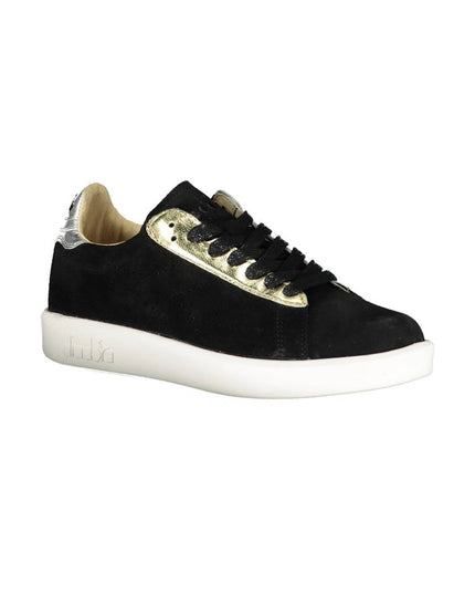 Diadora Black Leather Women Sneaker