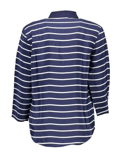 Gant Blue Viscose Women Polo Shirt