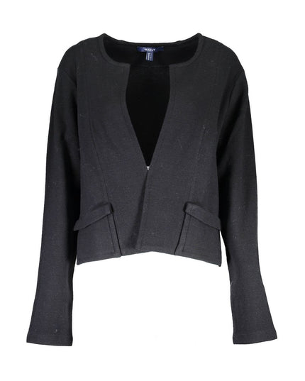 Gant Black Wool Women Cardigan