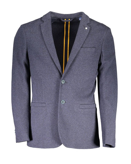 Gant Blue Cotton Blazer Jacket