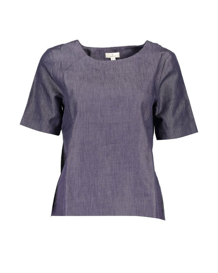 Gant Blue Cotton Women T-Shirt