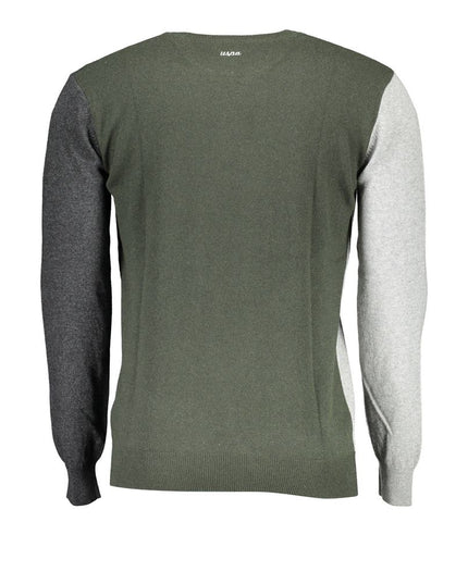 U.S. POLO ASSN. Gray Wool Men Sweater