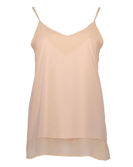 Silvian Heach Pink Polyester Women Tank Top