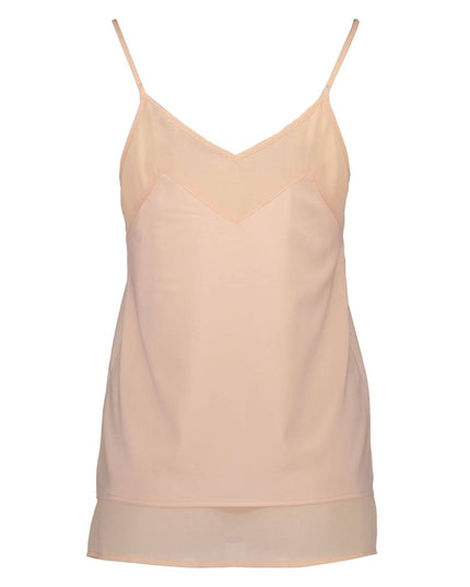 Silvian Heach Pink Polyester Women Tank Top
