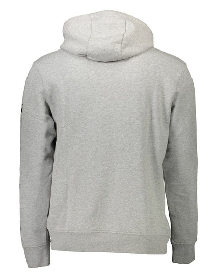 Napapijri Gray Cotton Men Sweater